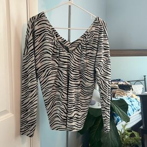 Maeve Zebra Sweater